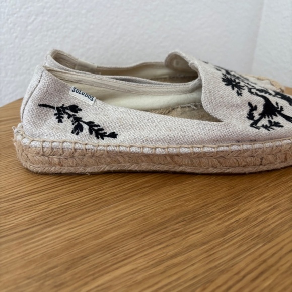 Soludos Otomi Embroidered Espadrilles Flats Size 9 - Picture 4 of 8